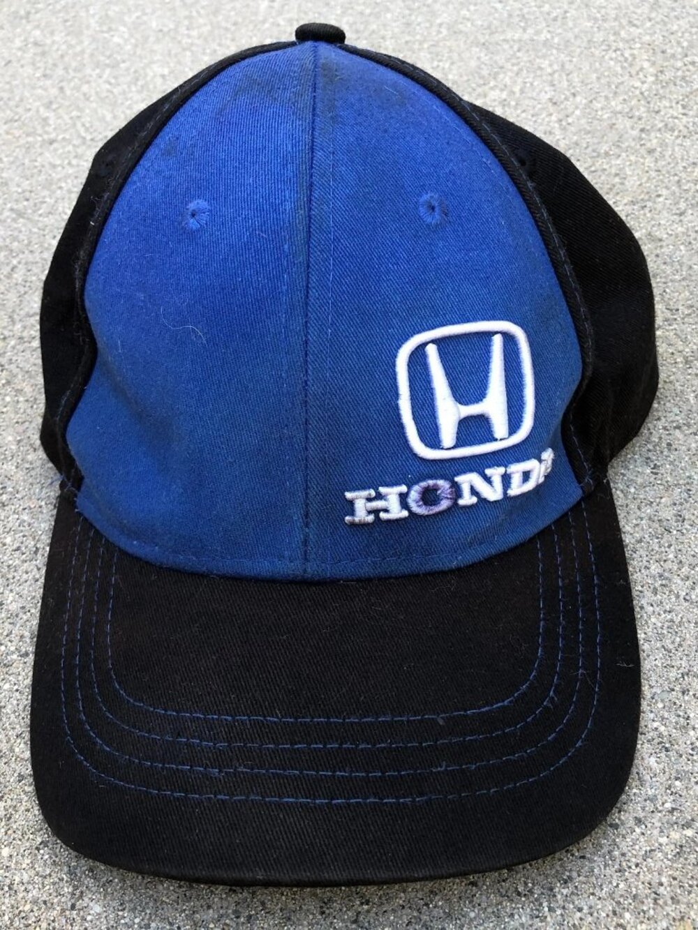 Vintage HONDA Automotive Baseball Hat Men's Blue Adjustable Embroidered Cap